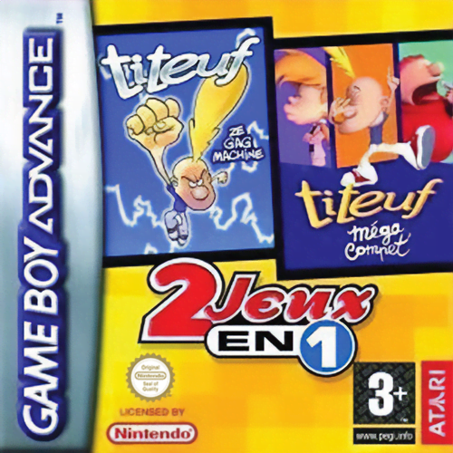 2 Jeux en 1 – Titeuf – Ze Gag Machine + Titeuf – Mega Compet cover art