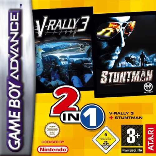 2 in 1 – V-Rally 3 + Stuntman cover art