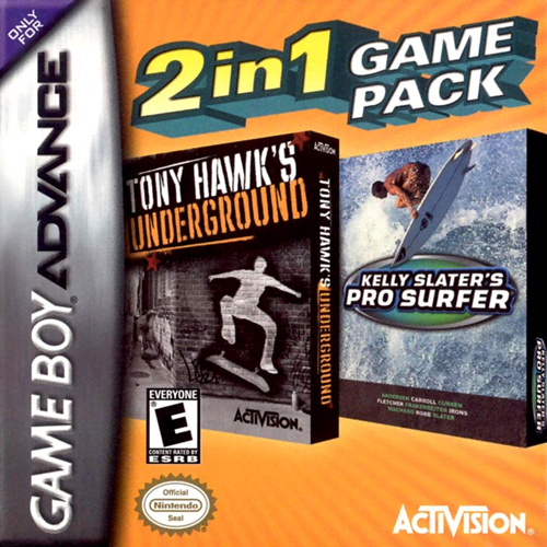 2 in 1 Game Pack – Tony Hawk’s Underground + Kelly Slater’s Pro Surfer cover art