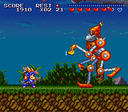 Sparkster (Europe) cover art