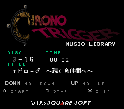 BS Chrono Trigger – Music Library (Japan) cover art