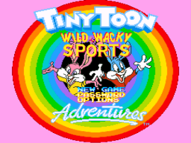 Tiny Toon Adventures – Wild & Wacky Sports (Europe) (Rev A) cover art