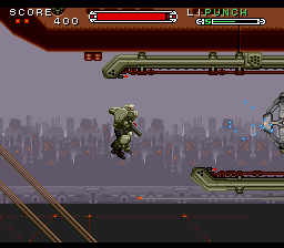 Cybernator (Europe) cover art