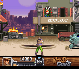 Wild Guns (Europe) cover art