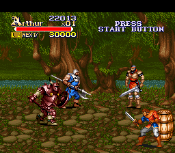 Knights of the Round (Europe) cover art