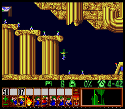 Lemmings (Europe) cover art