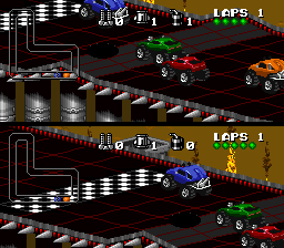 Rock n’ Roll Racing (USA) cover art