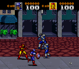 Captain America and the Avengers (Europe) cover art