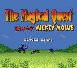 Magical Quest Starring Mickey Mouse, The (Germany) cover art