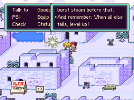EarthBound (USA) [Hack by Radiation v1.02] (~Arn’s Winter Quest – Gway Edition) cover art