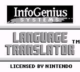 InfoGenius Systems – Berlitz Spanish Language Translator (USA, Europe) cover art