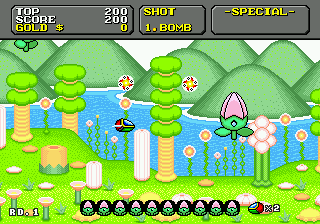 Super Fantasy Zone (Europe) cover art