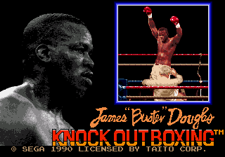 James ‘Buster’ Douglas Knockout Boxing (USA, Europe) cover art