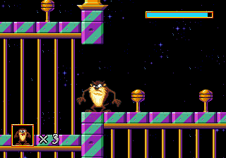 Taz in Escape from Mars (Europe) cover art