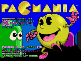 Pac-Mania (USA, Europe) cover art