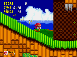 Sonic Knuckles Sonic The Hedgehog 2 World cover art