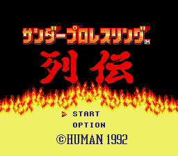 Thunder Pro Wrestling Retsuden (Japan) cover art