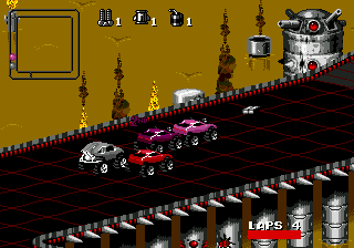 Rock ‘n’ Roll Racing (Europe) cover art