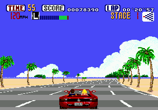 OutRun (USA, Europe) cover art