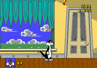 Sylvester and Tweety in Cagey Capers (USA) cover art