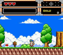 Wonder Boy in Monster World (USA, Europe) cover art