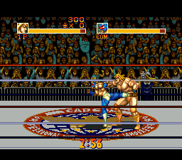 Saturday Night Slammasters (Europe) cover art