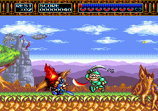 Rocket Knight Adventures (Europe) cover art