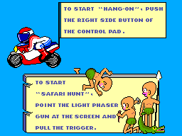 Hang-On & Safari Hunt (USA) cover art