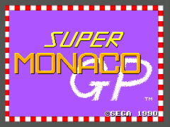 Super Monaco GP (Europe) cover art