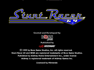 Stunt Racer 64 (USA) cover art
