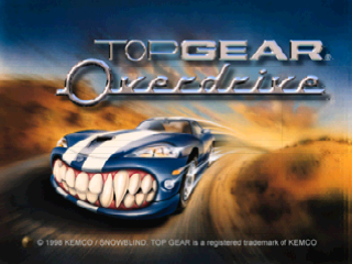Top Gear Overdrive (Japan) cover art