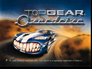 Top Gear Overdrive (Europe) cover art