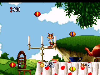 Bubsy in Fractured Furry Tales (World) cover art