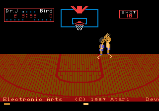 One-on-One Basketball (USA) cover art