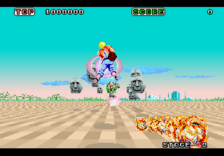 Space Harrier (Japan, USA) cover art