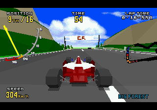 Virtua Racing Deluxe (Japan) cover art