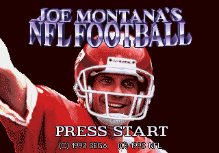 Joe Montana’s NFL Football cover art