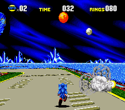 Sonic CD (USA) cover art