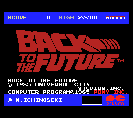 Back To The Future cover art