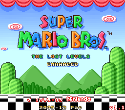 The Lost Levels Enhanced by Pac cover art