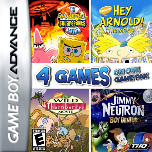 4 Games on One Game Pak cover art