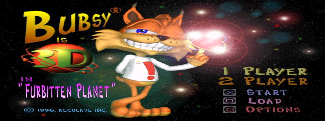 Bubsy 3D – Furbitten Planet cover art