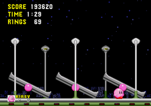 Kirby In Sonic The Hedgehog