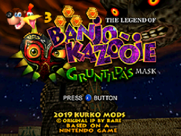 Banjo-Kazooie Gruntilda’s Mask cover art