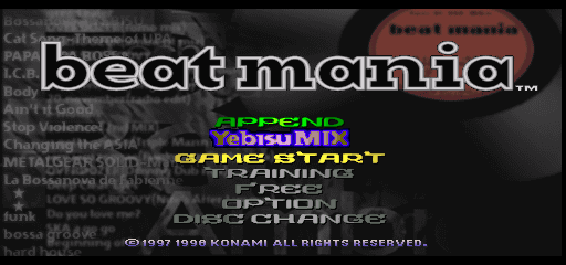 BeatMania (Japan) cover art