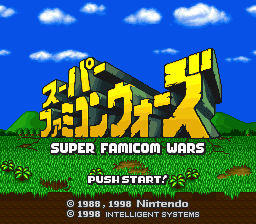 Super Famicom Wars (English translation) cover art
