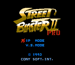 Street Fighter II Pro (Unl) cover art
