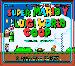 Super Mario+Luigi World Co-op (V4.1) cover art