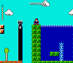 Megaman in the Mushroom Kingdom cover art