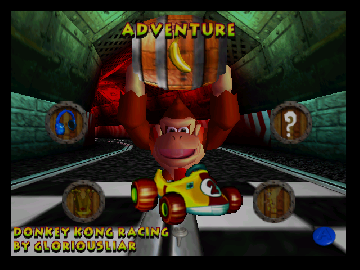 Donkey Kong Racing cover art